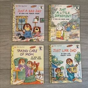Lot of 4 Little Golden Books Mercer Mayer’s Little Critter Series Hardovers
